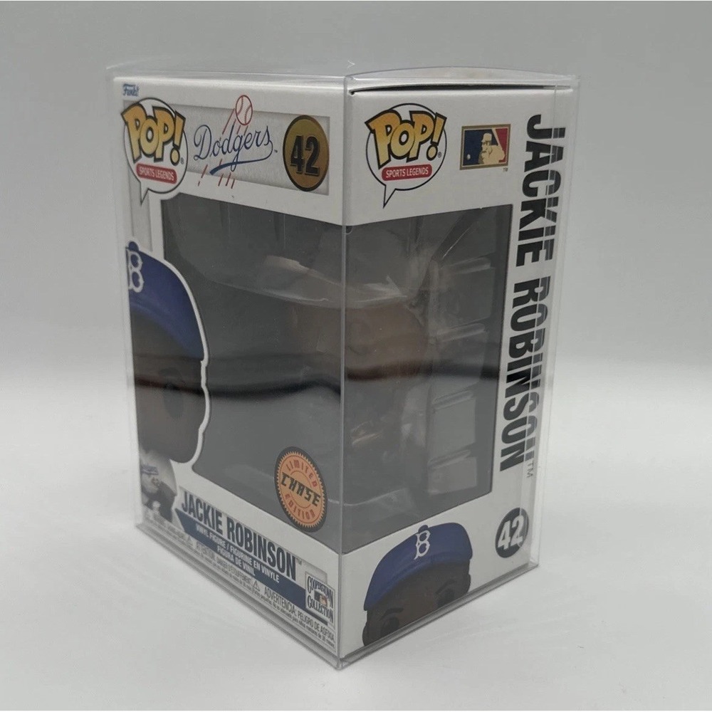 Funko Pop! Sports Legends MLB Dodgers-Jackie Robinson #42Bronze Chase Figure - Picture 8 of 10
